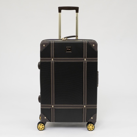 Francesco Molinary Чемодан на 4-х колесах (черный)