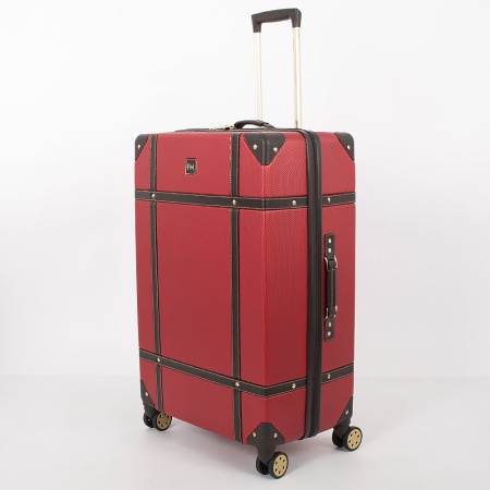 Francesco Molinary Чемодан на 4-х колесах (бордовый)