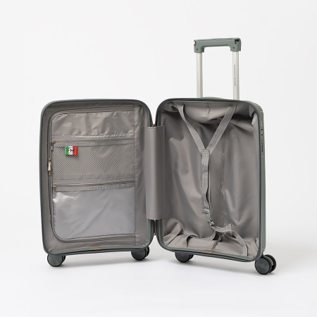 Francesco Molinary Чемодан на 4-х колесах (серый)