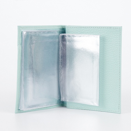 Poshete Обложка для паспорта и автодок (светло-зеленый)