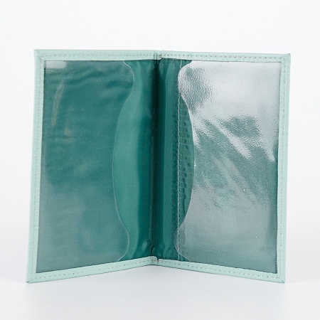 Poshete Обложка для паспорта и автодок (светло-зеленый)