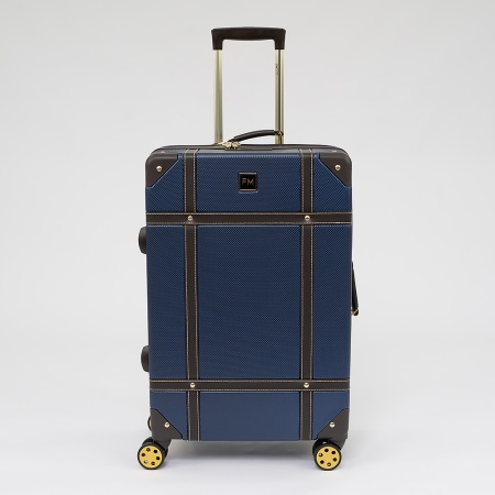 Francesco Molinary Чемодан на 4-х колесах (синий)
