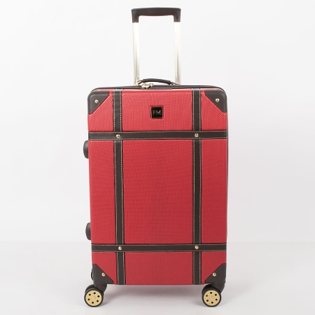 Francesco Molinary Чемодан на 4-х колесах (бордовый)