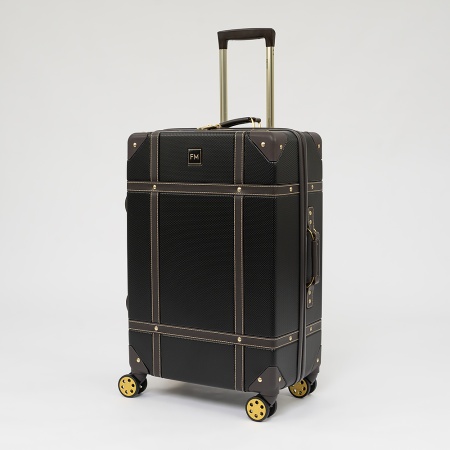 Francesco Molinary Чемодан на 4-х колесах (черный)