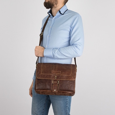 Poshete Сумка-планшет (коричневый)