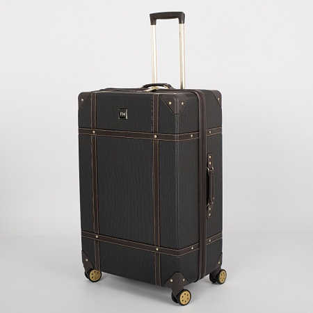 Francesco Molinary Чемодан на 4-х колесах (черный)