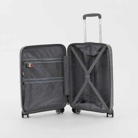 Francesco Molinary Чемодан на 4-х колесах (серый)