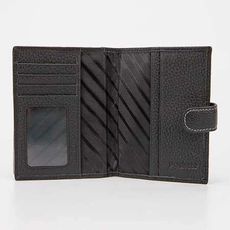 Poshete Обложка для паспорта и автодок (черный)