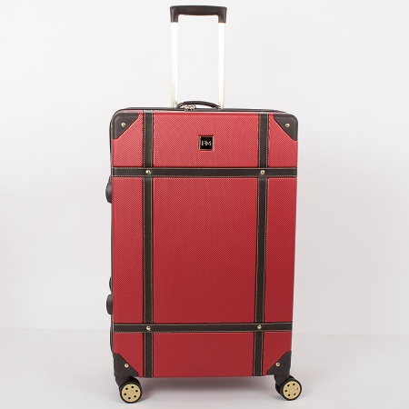 Francesco Molinary Чемодан на 4-х колесах (бордовый)
