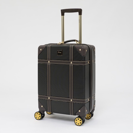 Francesco Molinary Чемодан на 4-х колесах (черный)