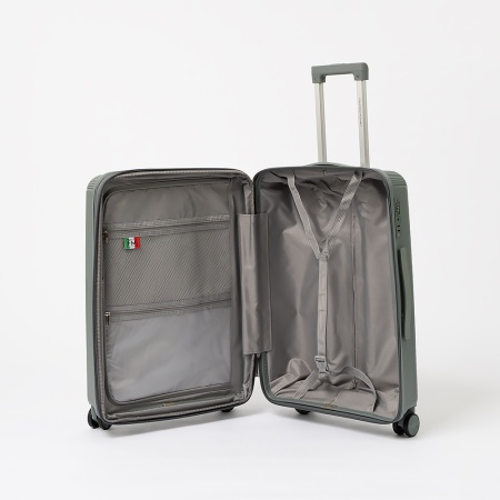 Francesco Molinary Чемодан на 4-х колесах (серый)