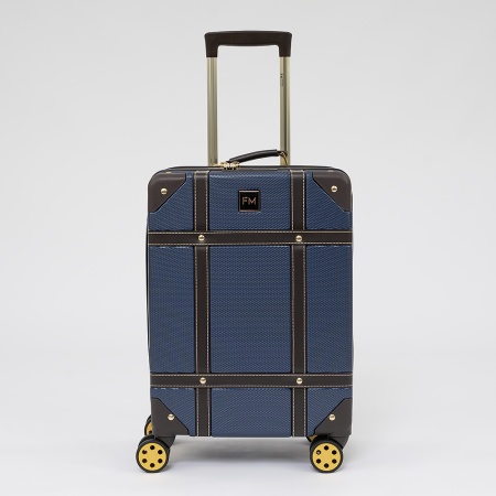 Francesco Molinary Чемодан на 4-х колесах (синий)