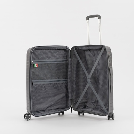 Francesco Molinary Чемодан на 4-х колесах (серый)